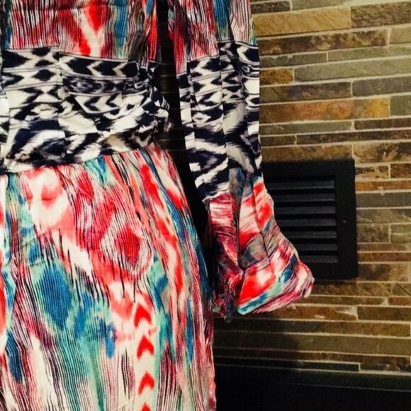 Paris Collection Multi Media Bell Cuff Dress BB131 - Picture 5 of 6